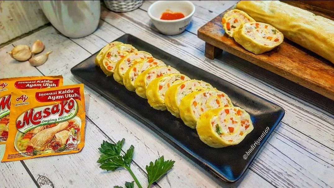 Chicken Egg Roll Ala Masako
