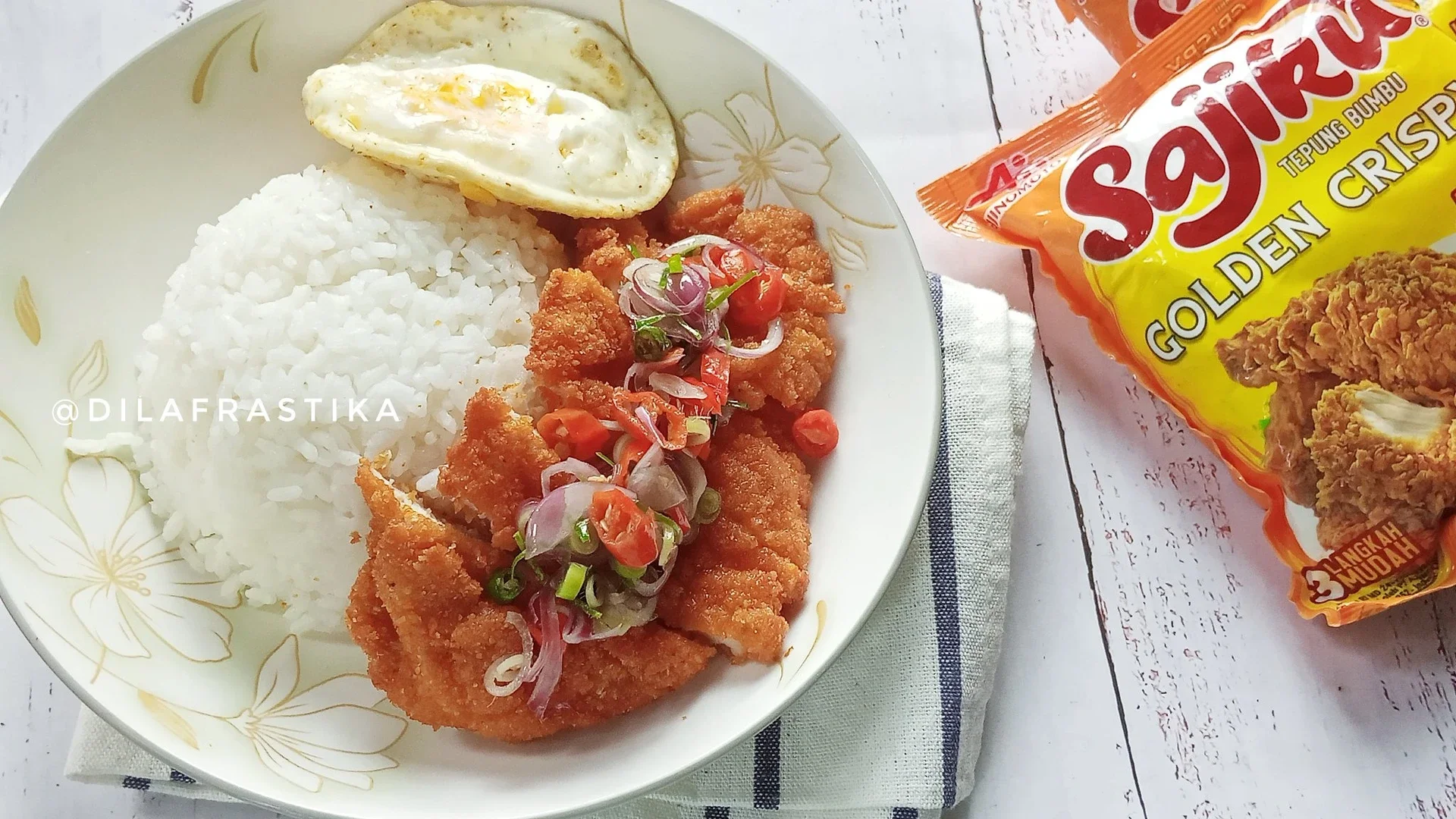 Chicken Katsu Sambal Matah ala Sajiku #sajikulezatmeresapsampaidalam