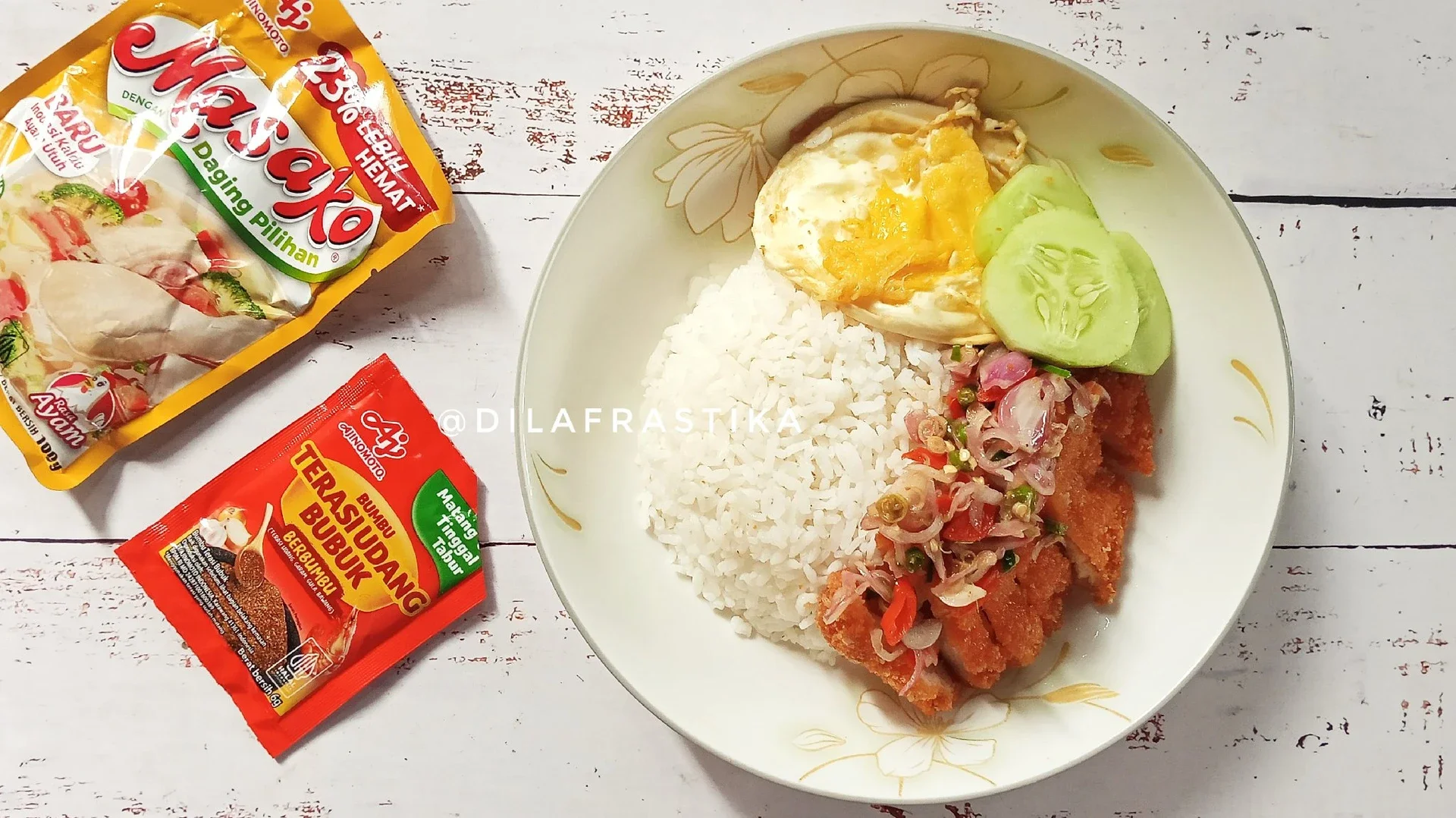 Chicken Katsu Sambal Matah 