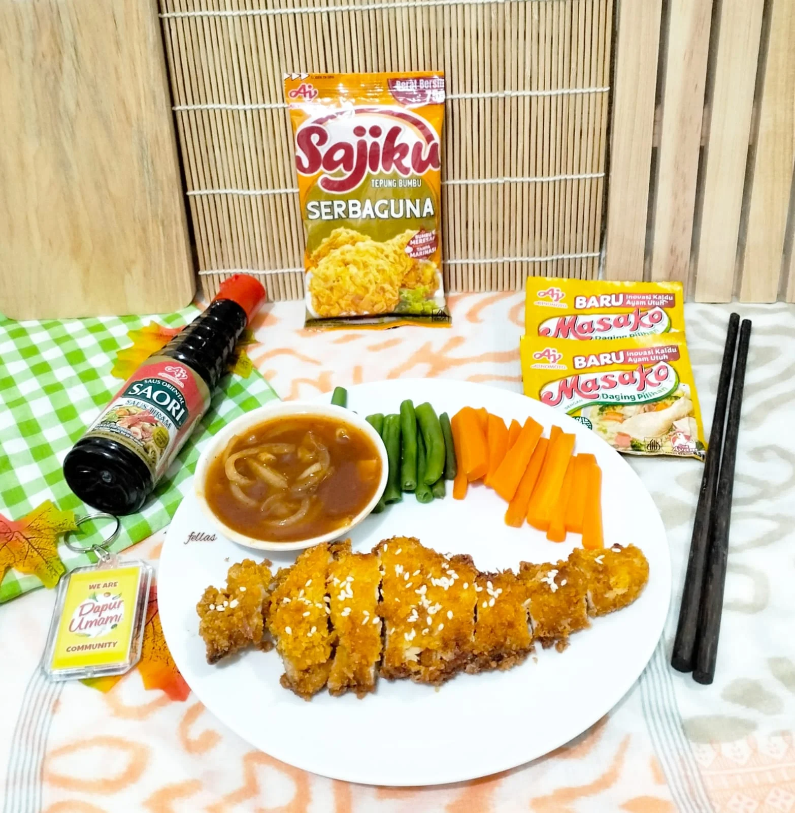 Chicken Katsu Saus Barbeque (#SajikuLezatMeresapSampaiDalam)