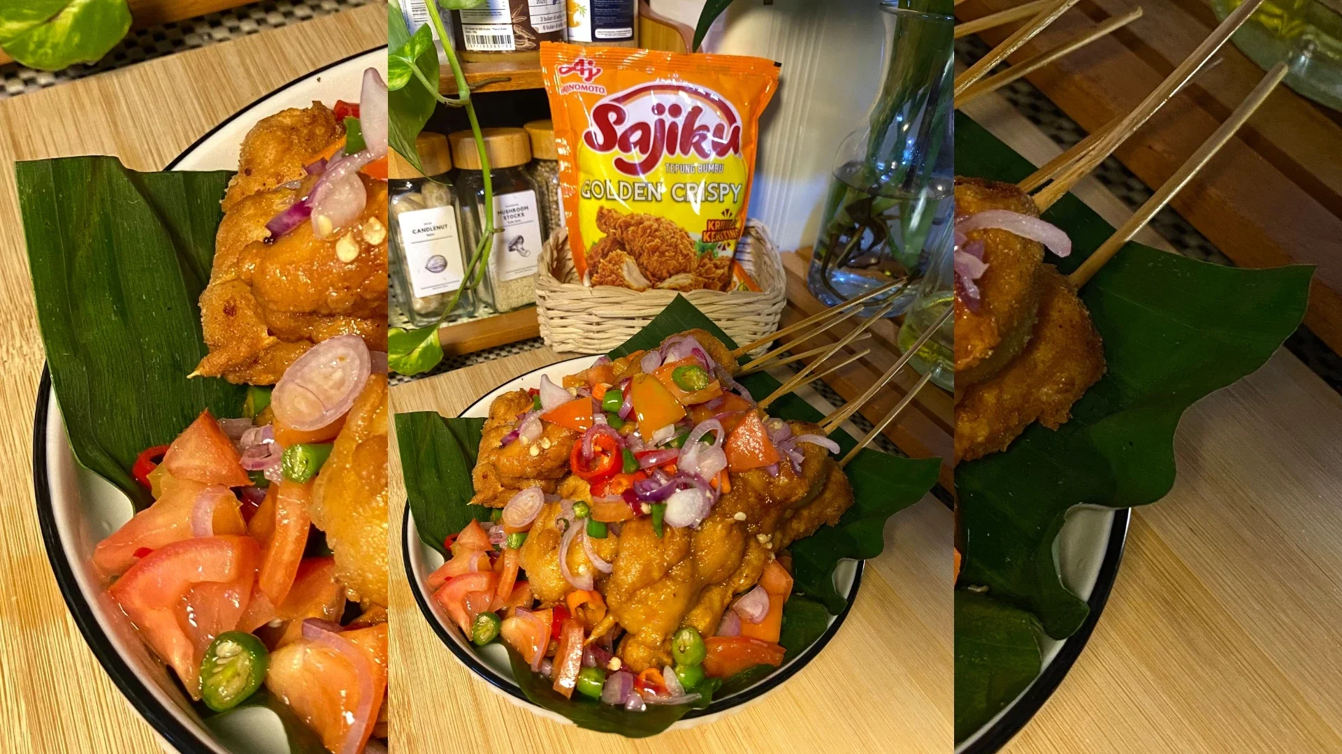 Chicken Satay Crispy Sambal Dabu-dabu