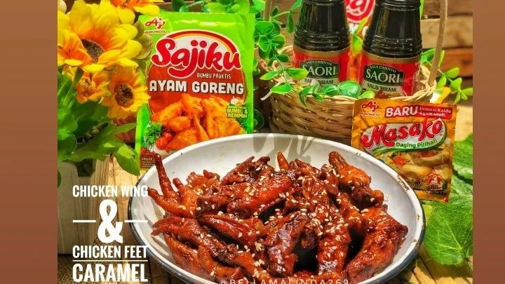 CHICKEN WING &  CHICKEN FEET CARAMEL #KreasiMenuAyam