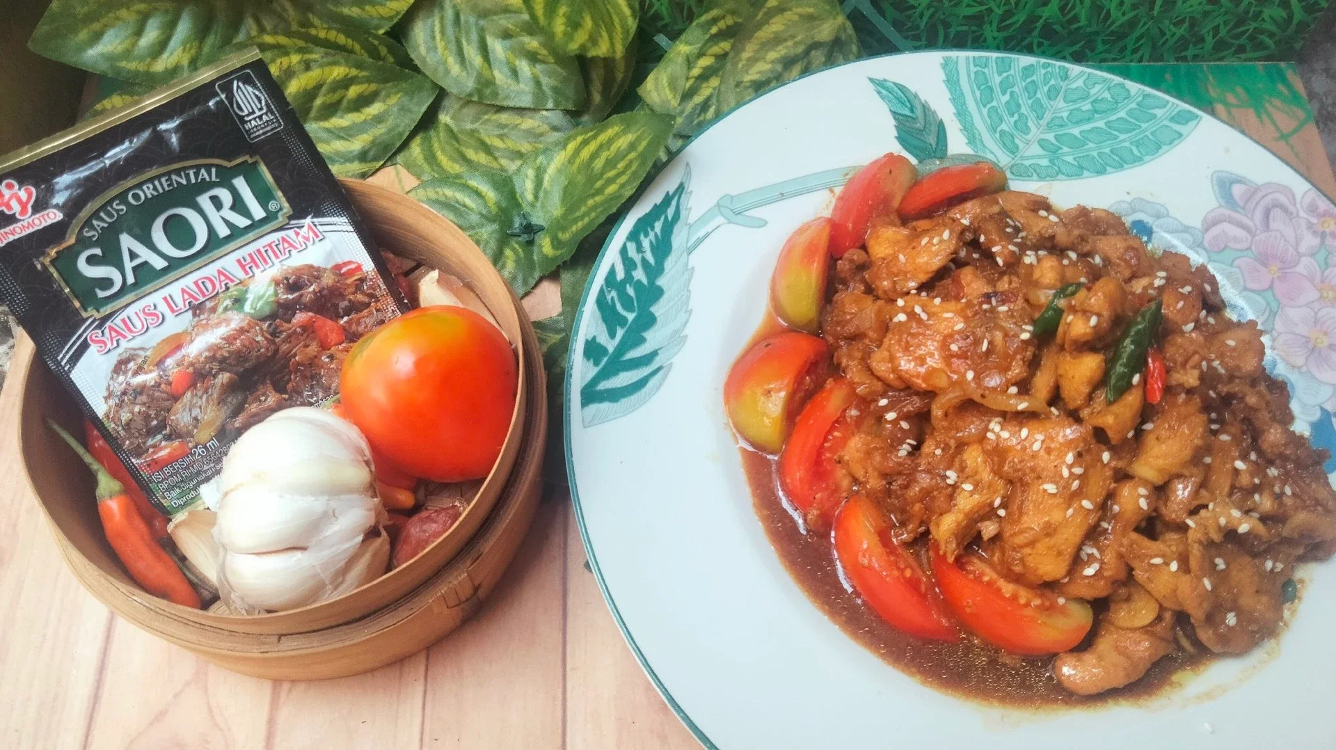 CHICKEN YAKINIKU SAUS LADA HITAM ala SAORI®
