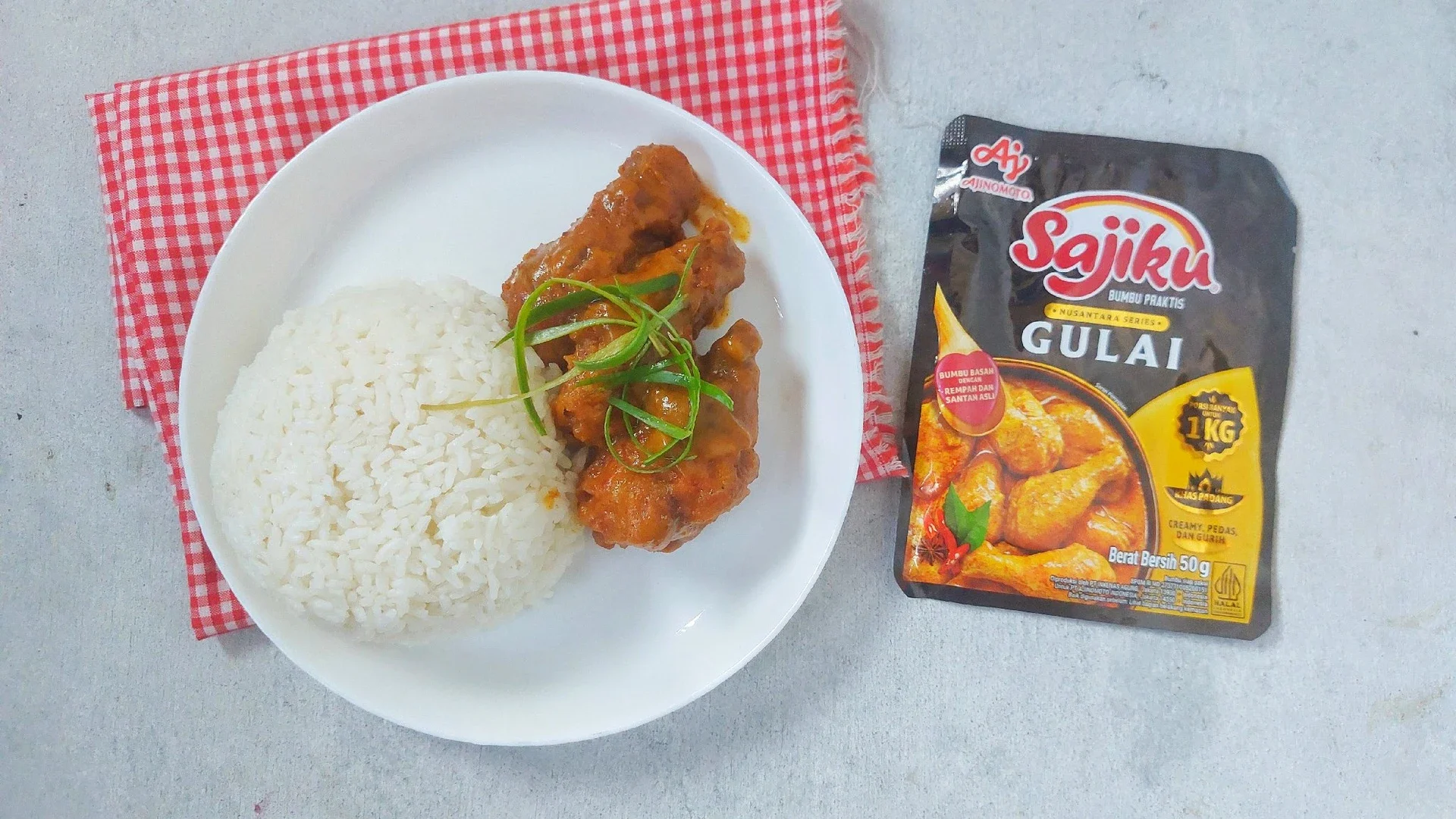 Chiken wings with gulai sauce