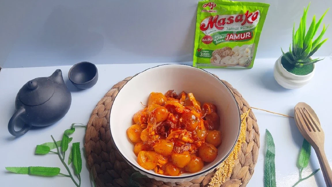 Cilok Ayam Suwir Pedas ala Masako®