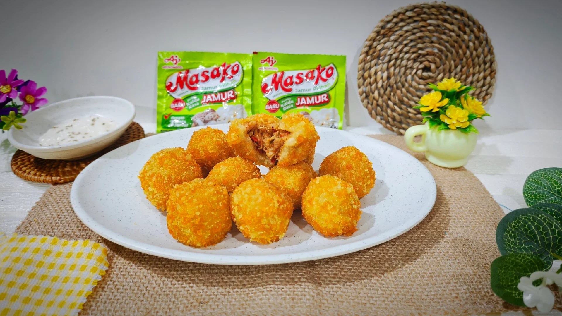 Cilok Kentang Krispi Isi Ayam
