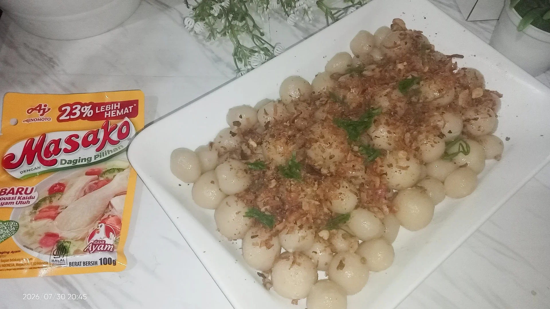 Cilok Tabur Bawang Goreng 
