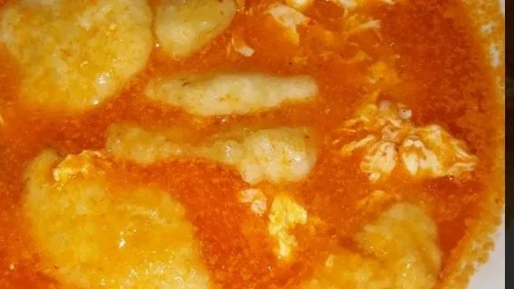 Cireng nasi kuah seblak