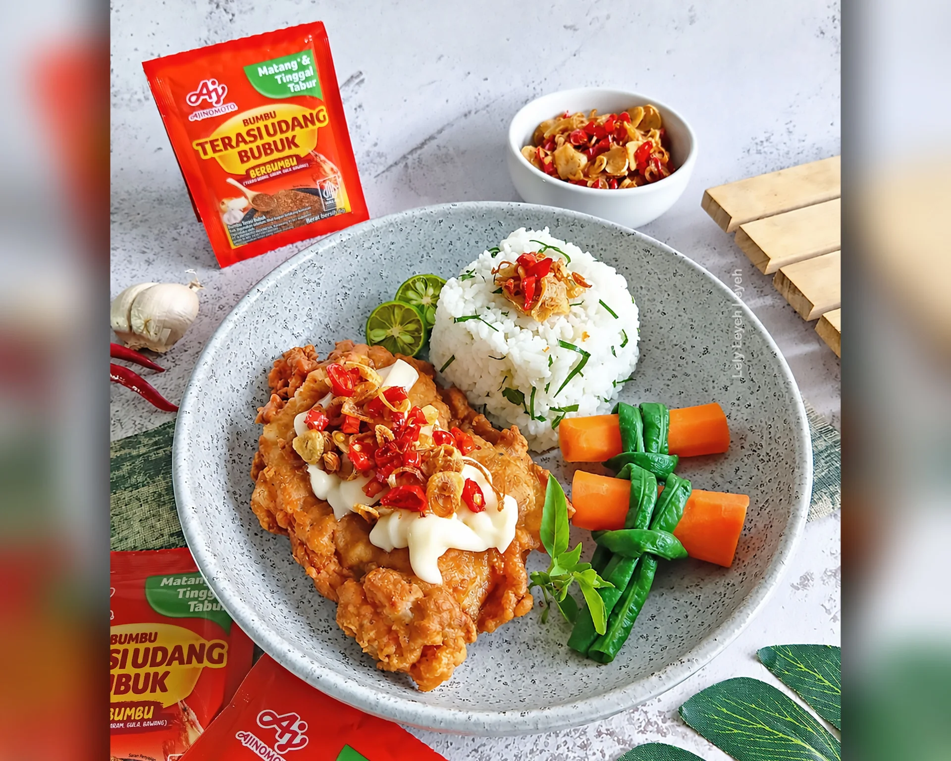 Creamy Chicken Sambal Embe #NikmatTanpaDrama #AjinomotoTerasiUdang
