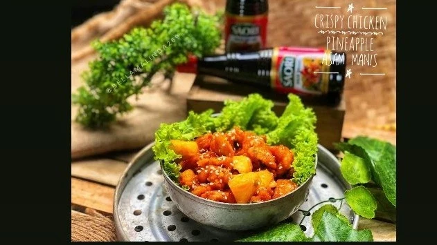 CRISPY CHICKEN PINEAPPLE ASAM MANIS #SejutaRasaLezatSAORI