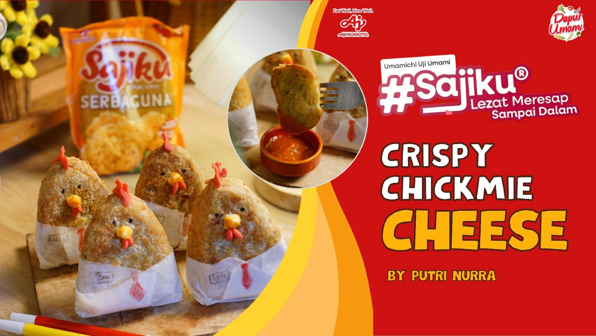 CRISPY CHICKMIE CHEESE #SAJIKULEZATMERESAPSAMPAIDALAM