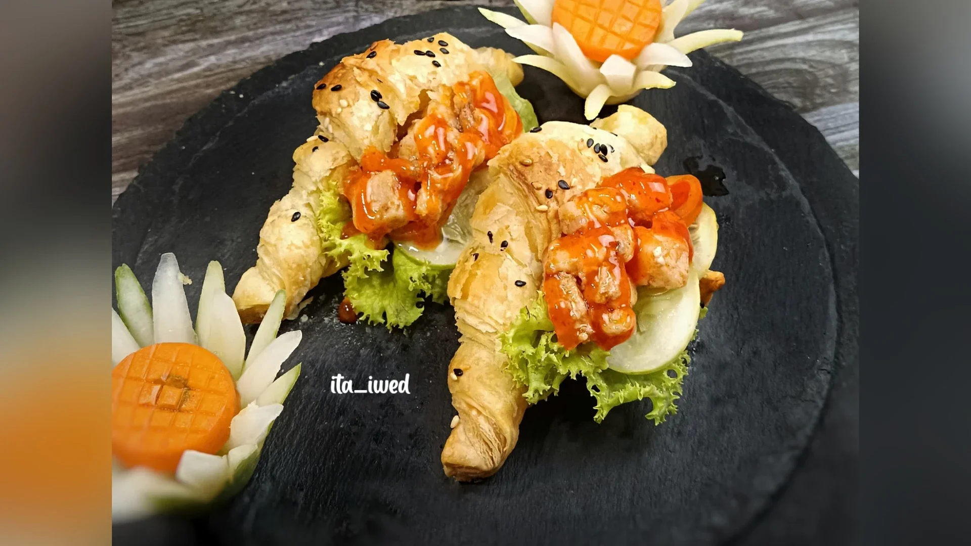 Croissant Chicken Mentai