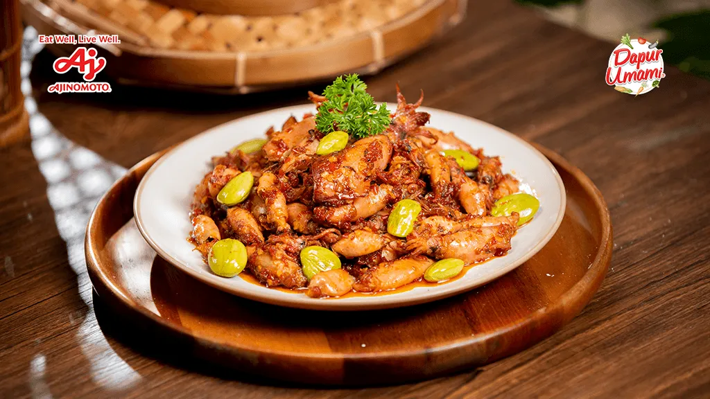 Cumi Asin Balado Terasi ala AJINOMOTO® Terasi Udang
