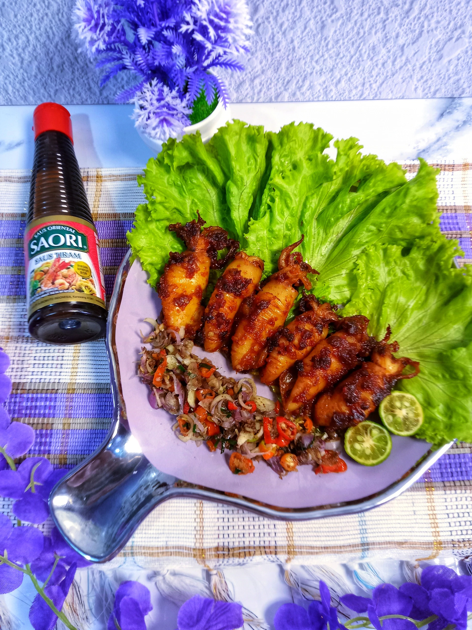 Cumi bakar saori saus tiram