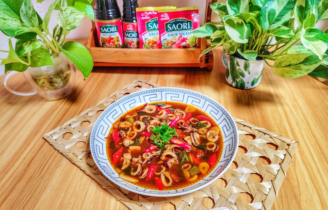 Cumi Bumbu Kecap Saus Tiram