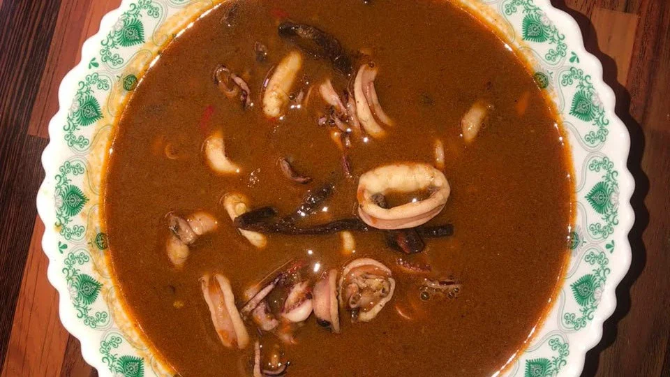 cumi kuah pedas