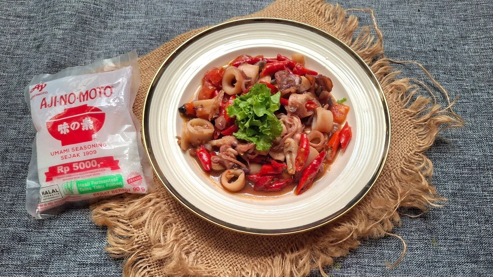 Cumi Kuah Pedas #MealPlanUmamichi