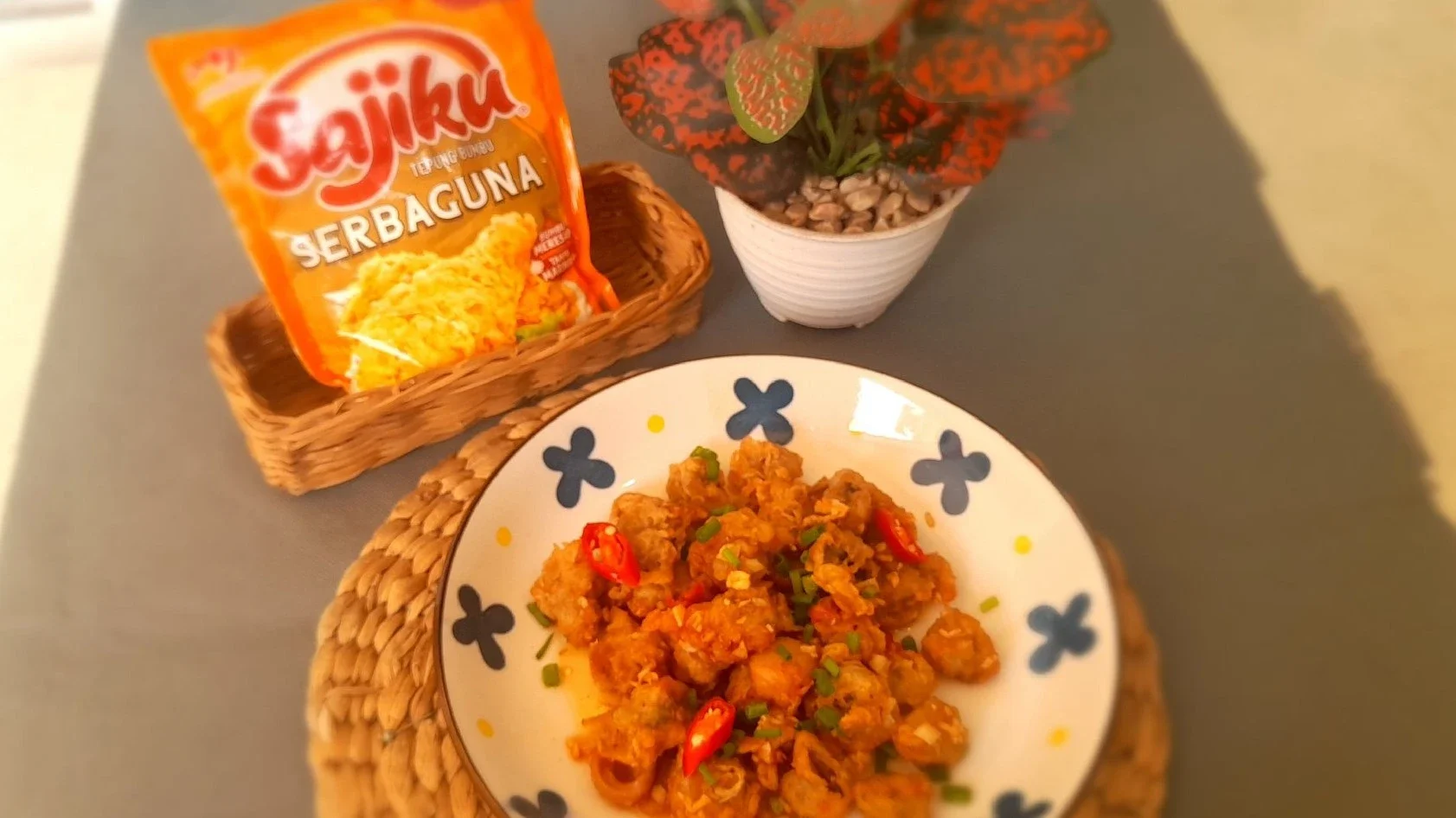 Cumi pedas ala sajiku