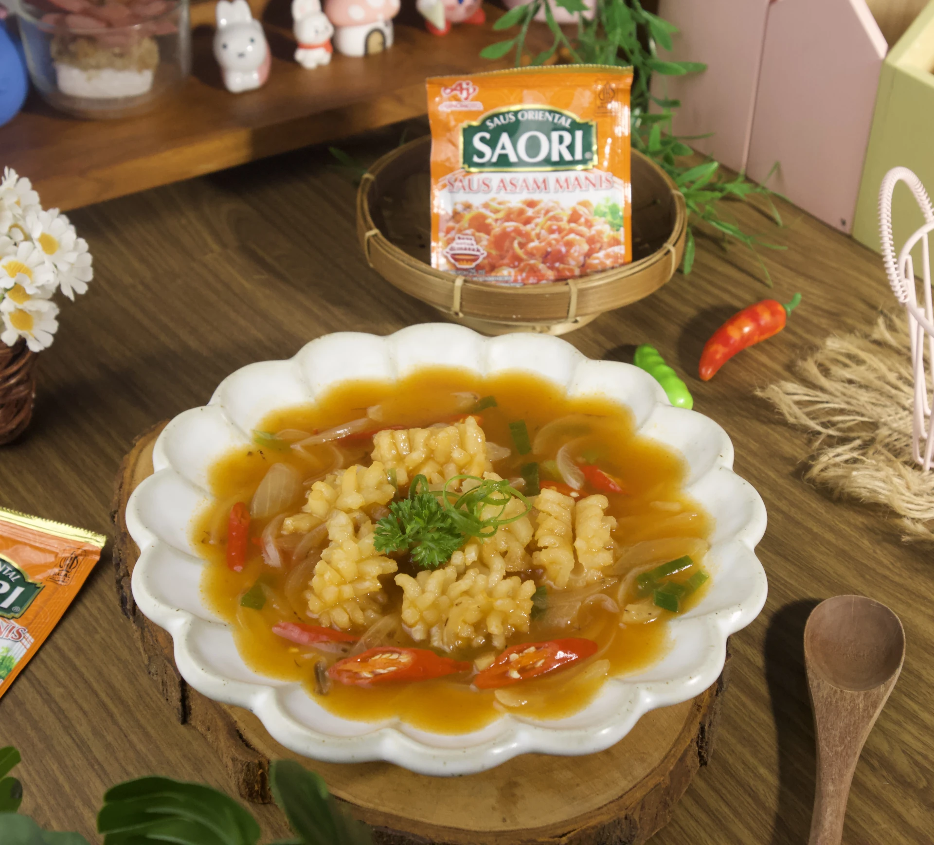 Cumi Saus Asam Manis