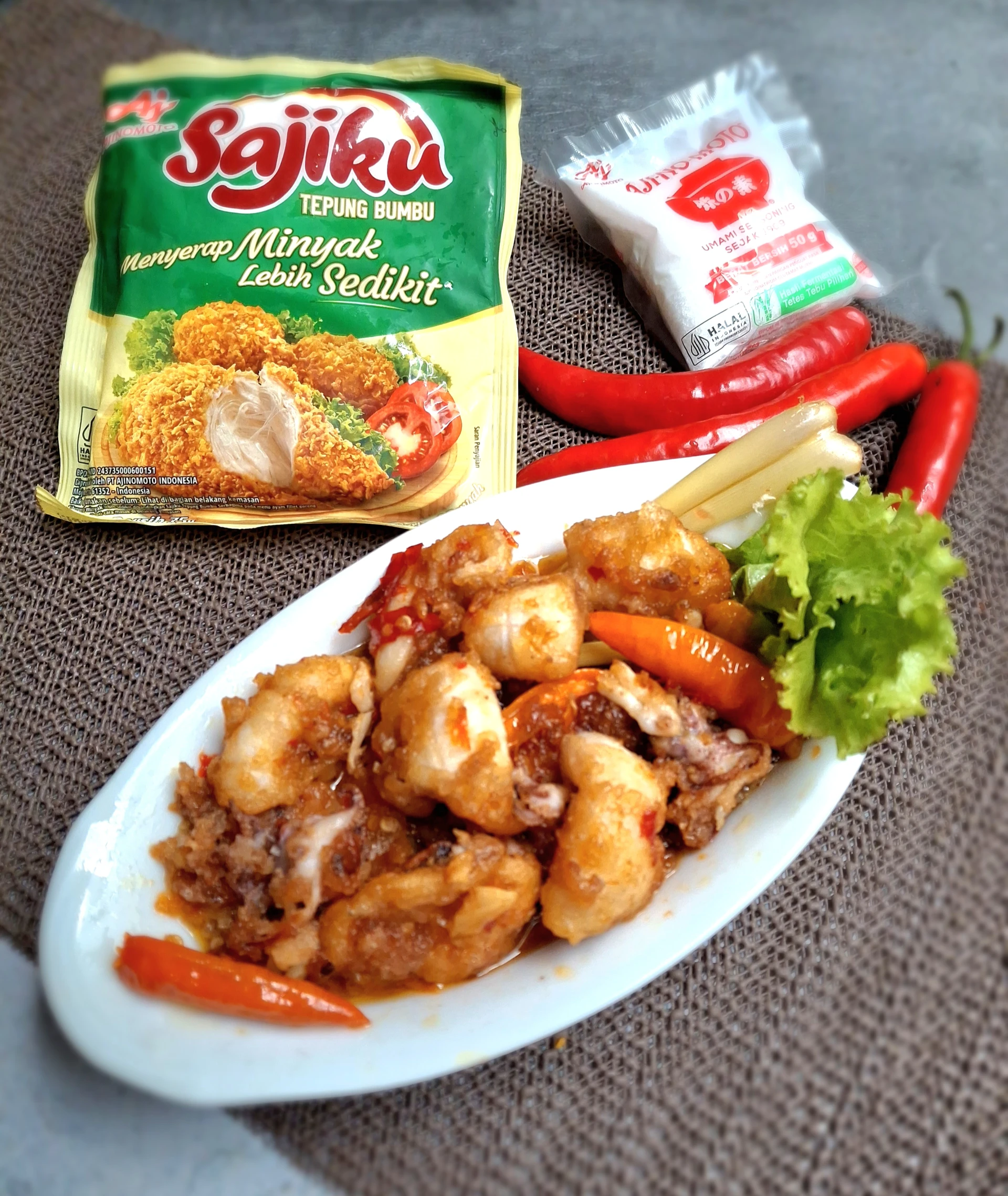 Cumi Tepung Rica ala Ajinomoto  #CUMI