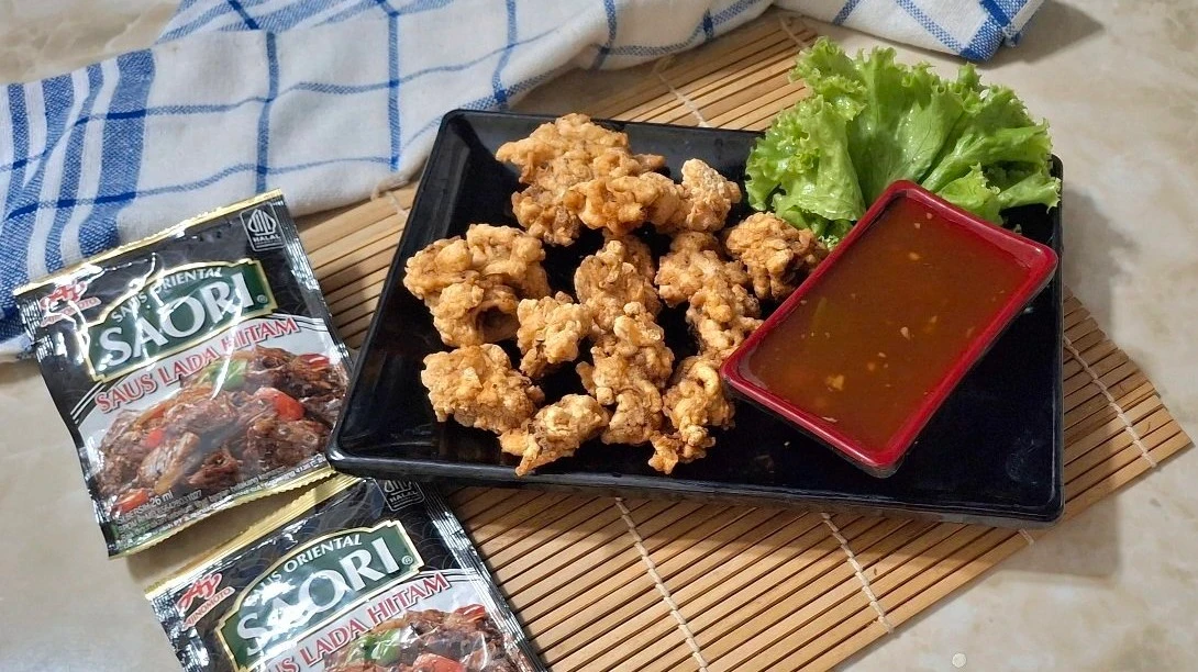 Cumi Tepung Saus Lada Hitam