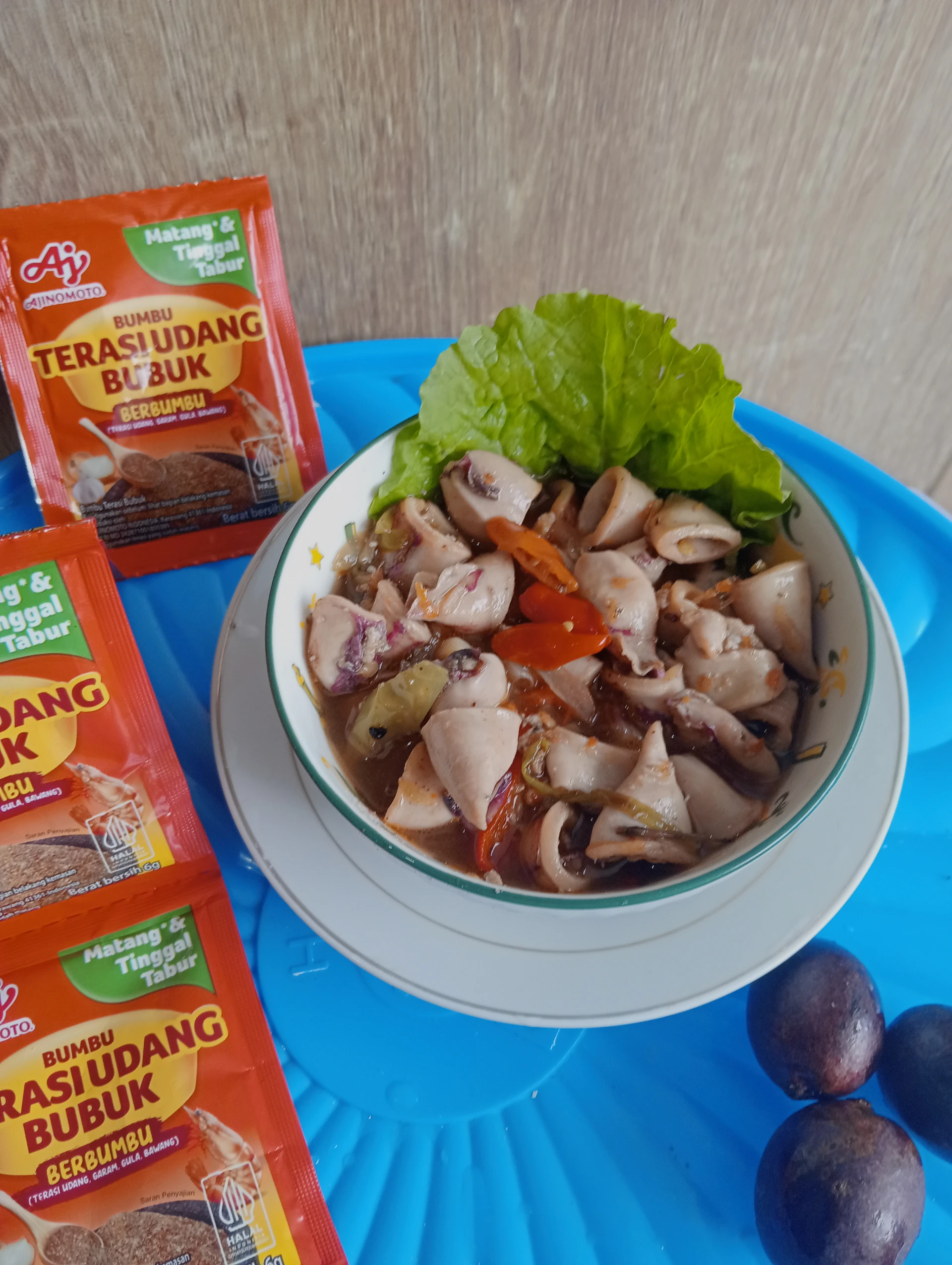 Cumi Terasi Geprek ala Ajinomoto ®