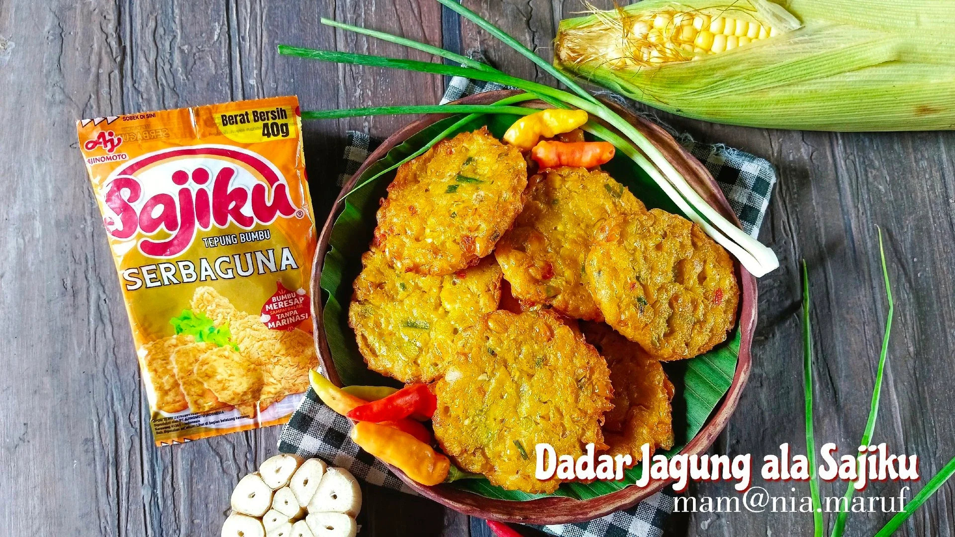 Dadar Jagung Ala Sajiku #JagungUmami