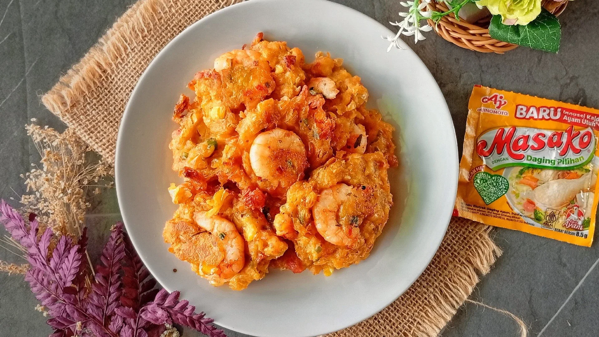 Dadar Jagung Udang #JagungUmami
