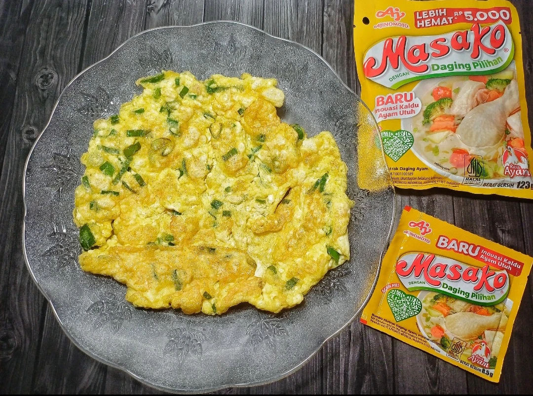 Dadar Tahu Daun Bawang