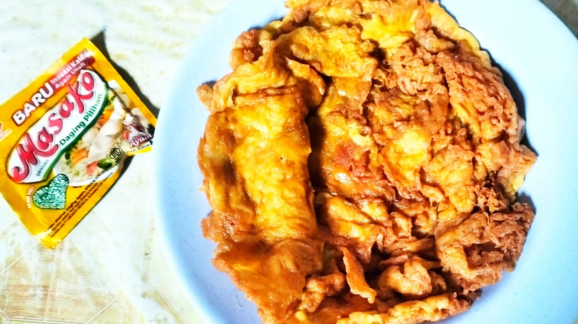 Dadar Telur Bebek ala Masako
