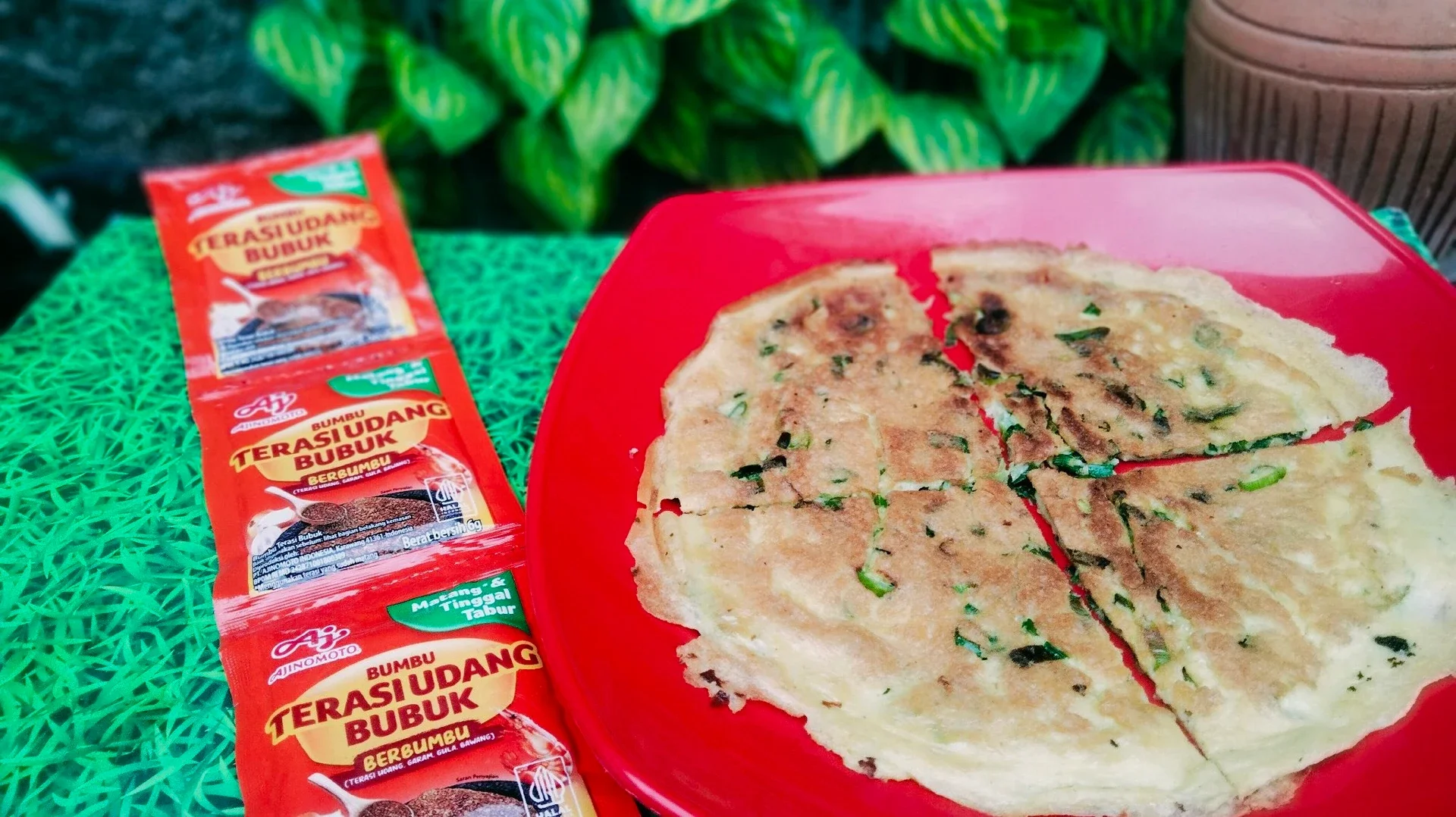 DADAR TELUR GURIH ala AJINOMOTO® terasi udang