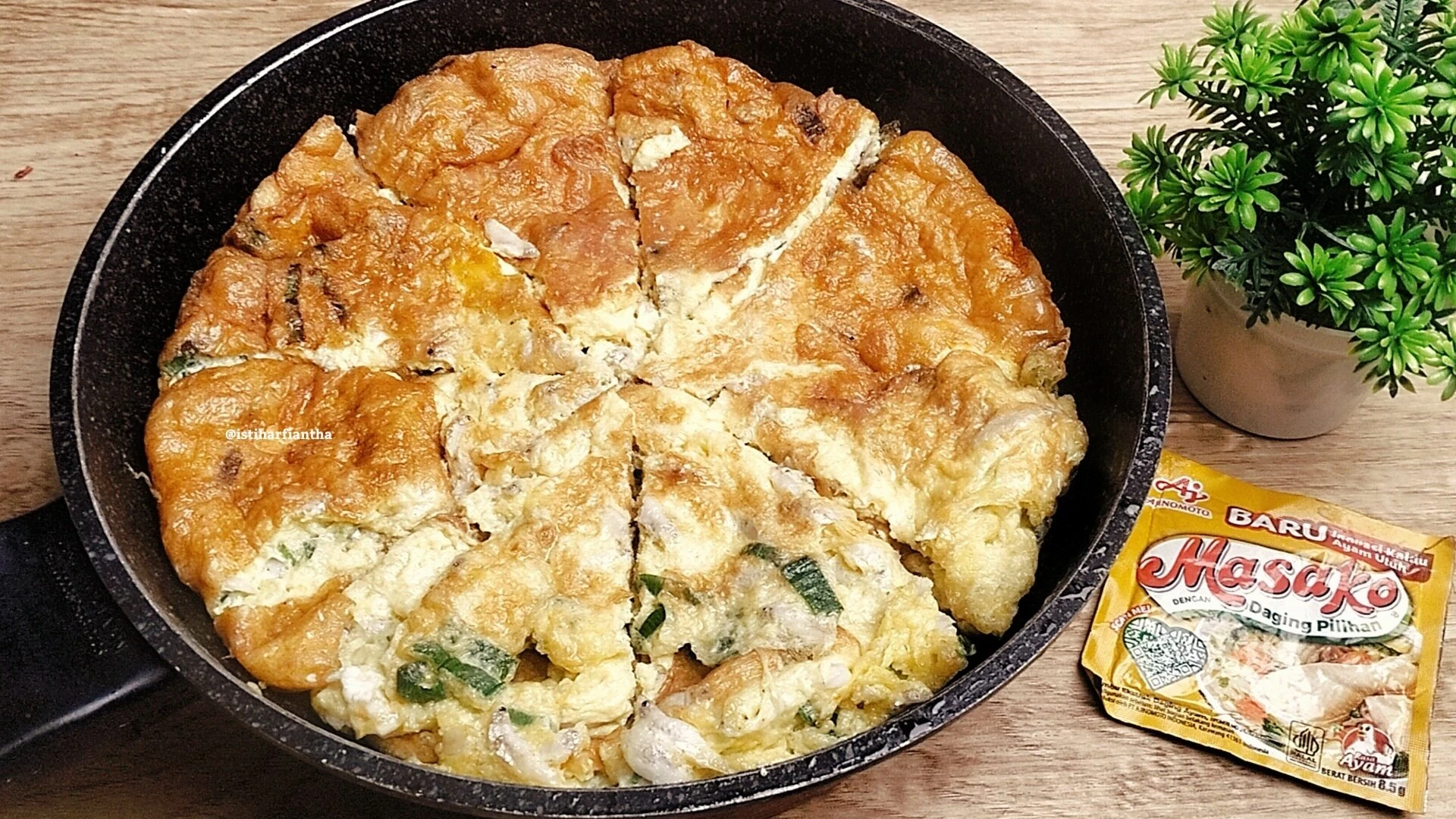 Dadar Telur Ikan Bilis ala MASAKO®