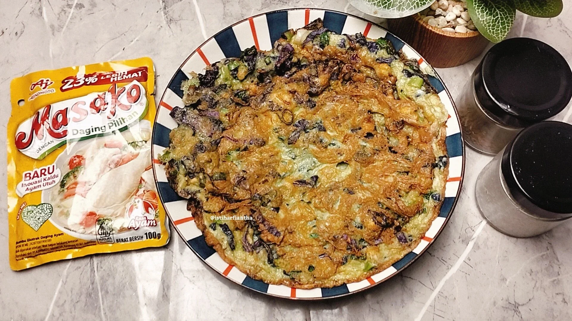 Dadar Telur Kol Ungu ala MASAKO®