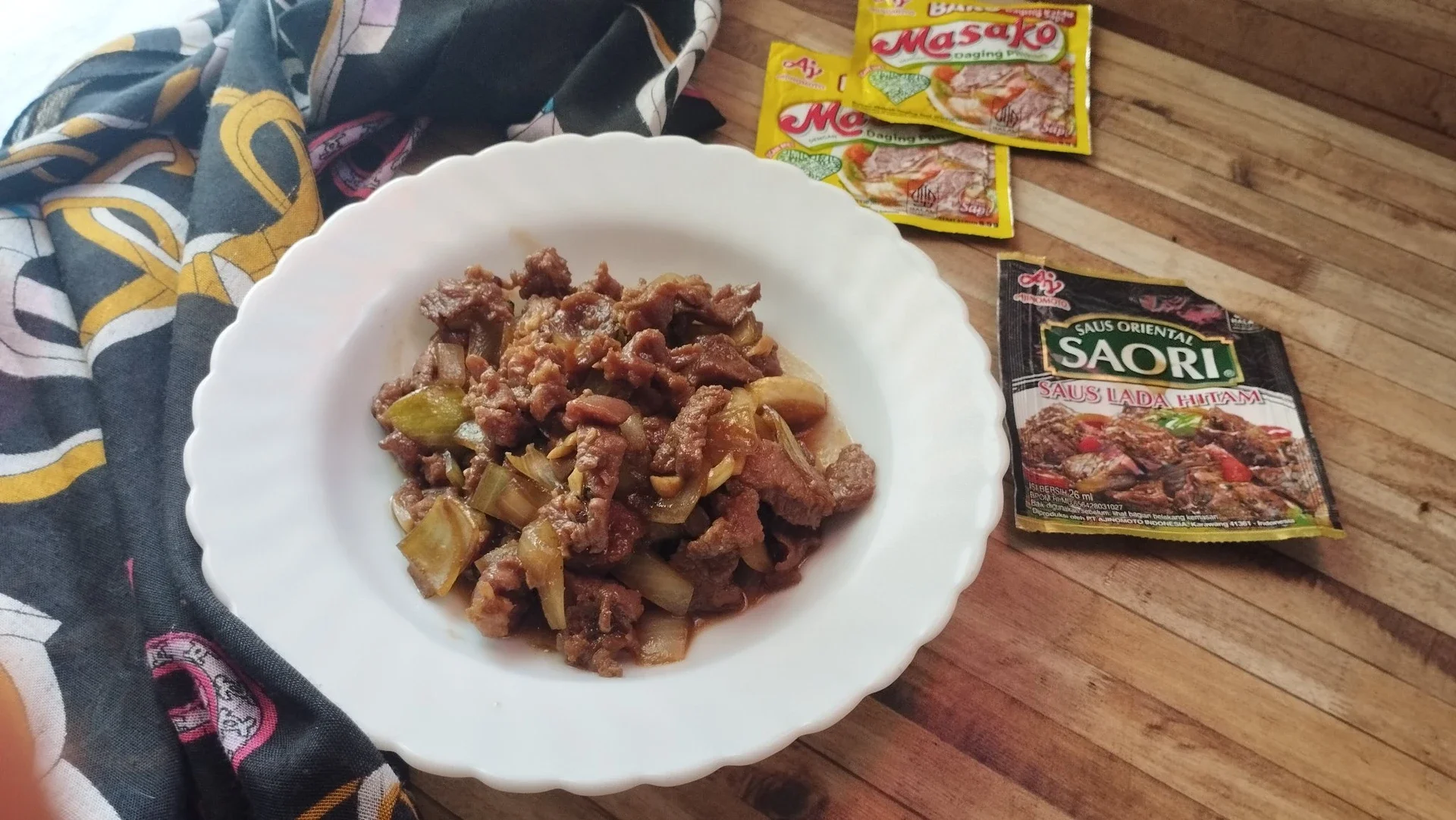 Daging Sapi Lada Hitam 