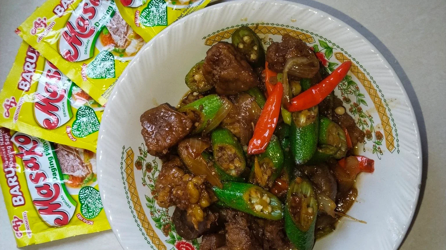 DAGING SAPI WITH OKRA