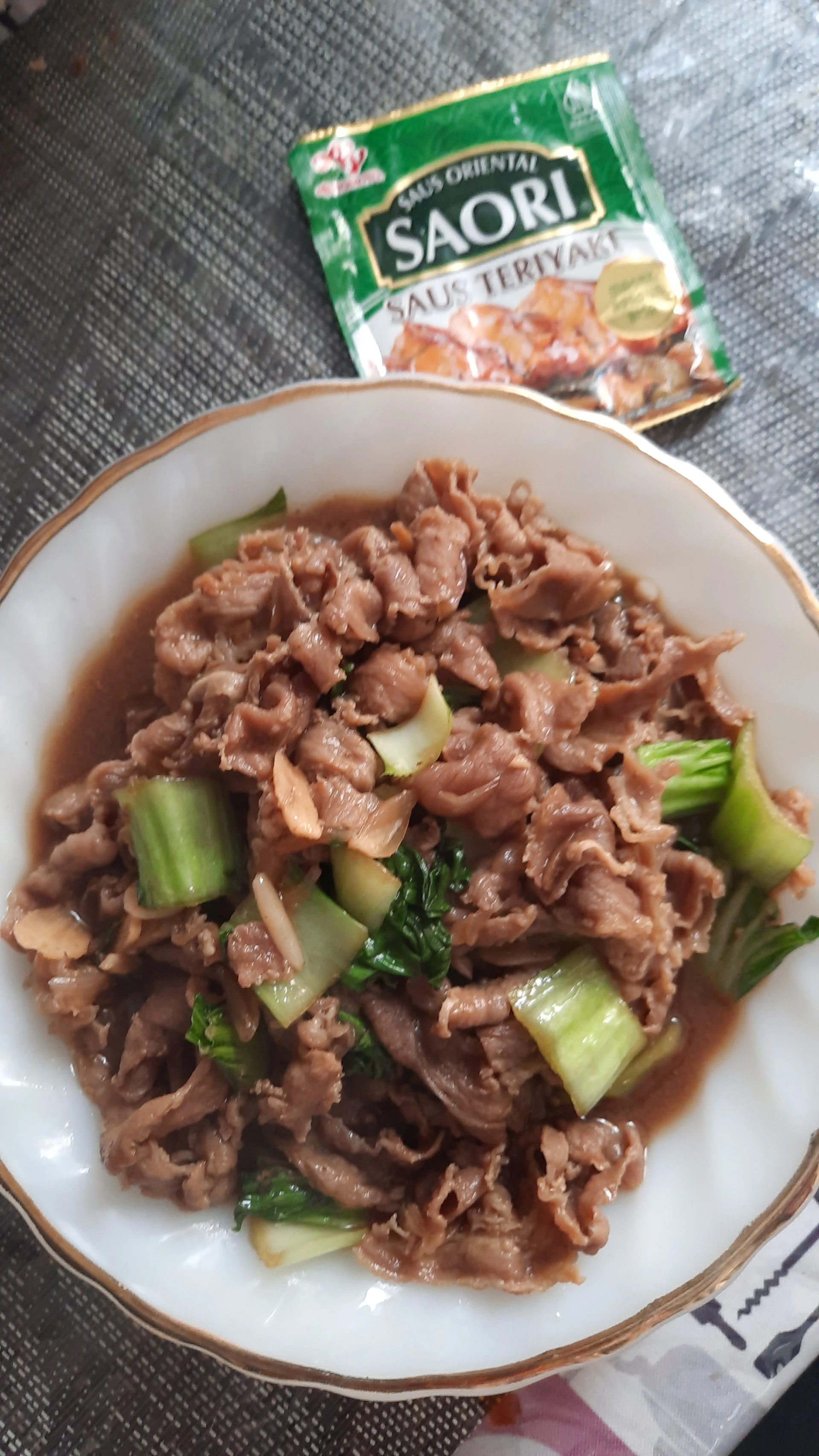 Daging Teriyaki Pokcoy