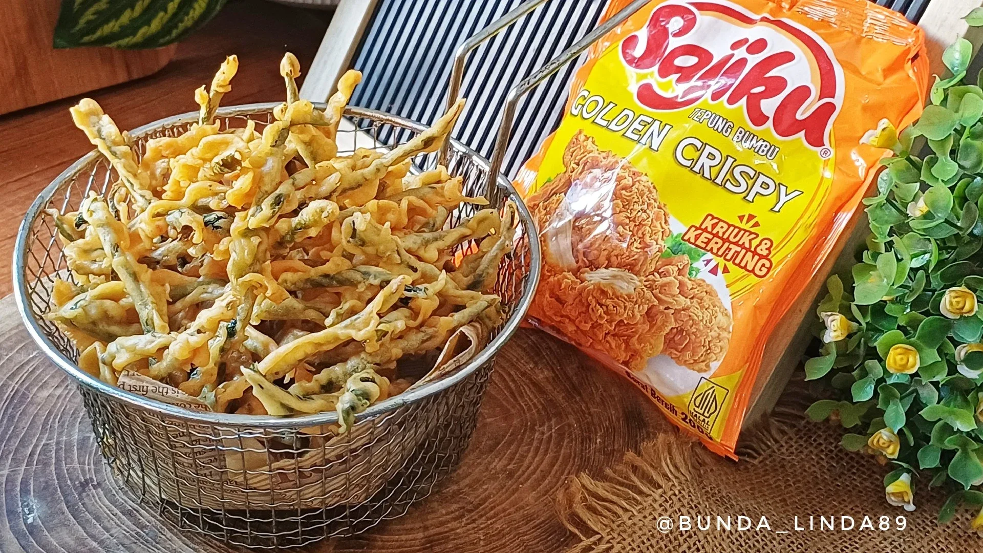 Daun Singkong Linting Crispy #SajikuLezatMeresapSampaiDalam