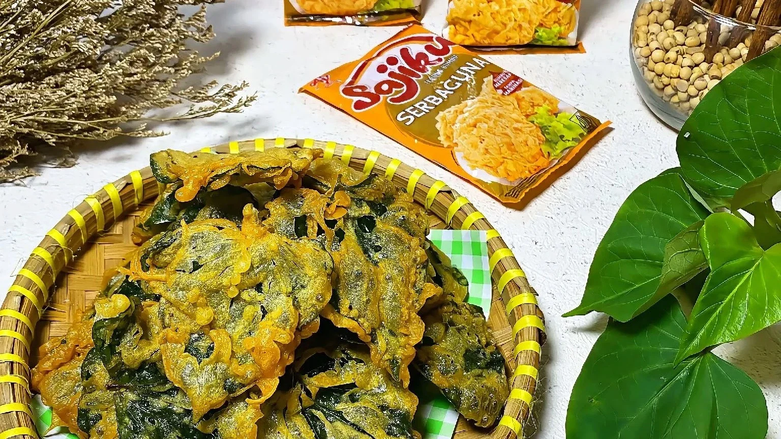 Daun Ubi Jalar Crispy