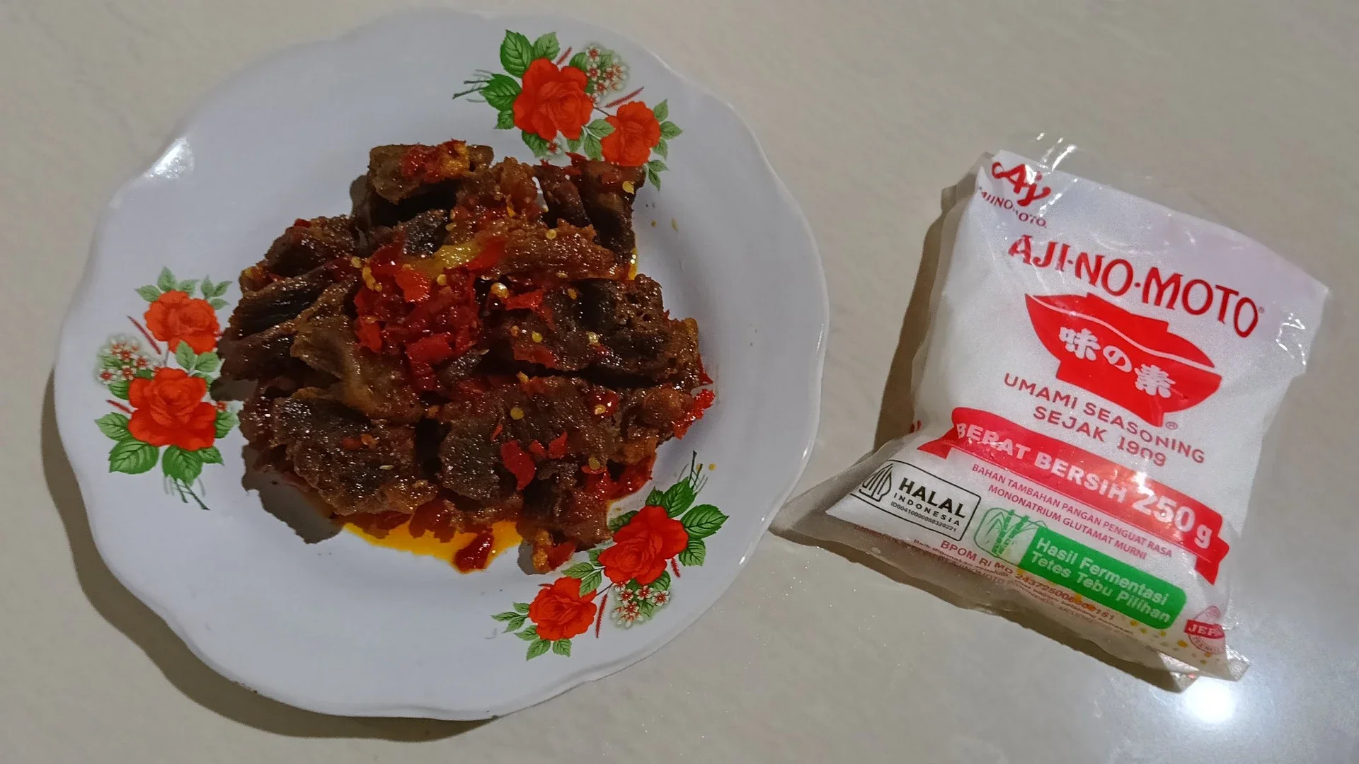 Dendeng Badaruak Balado
