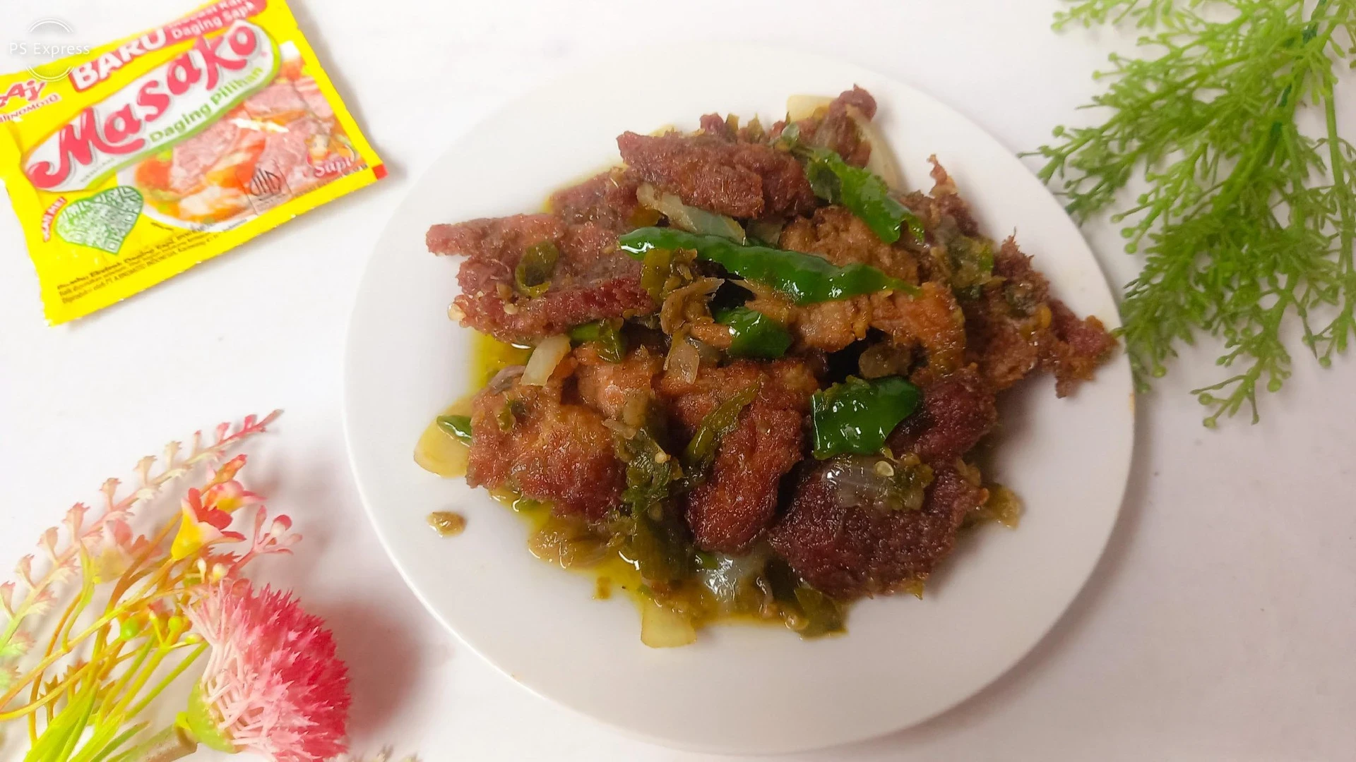 Dendeng Batokok Lado Hijau