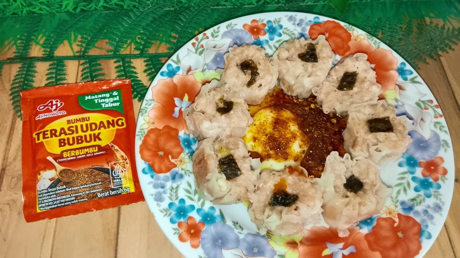 DIMSUM AYAM CHILI OIL TERASI ala AjiNoMoto®