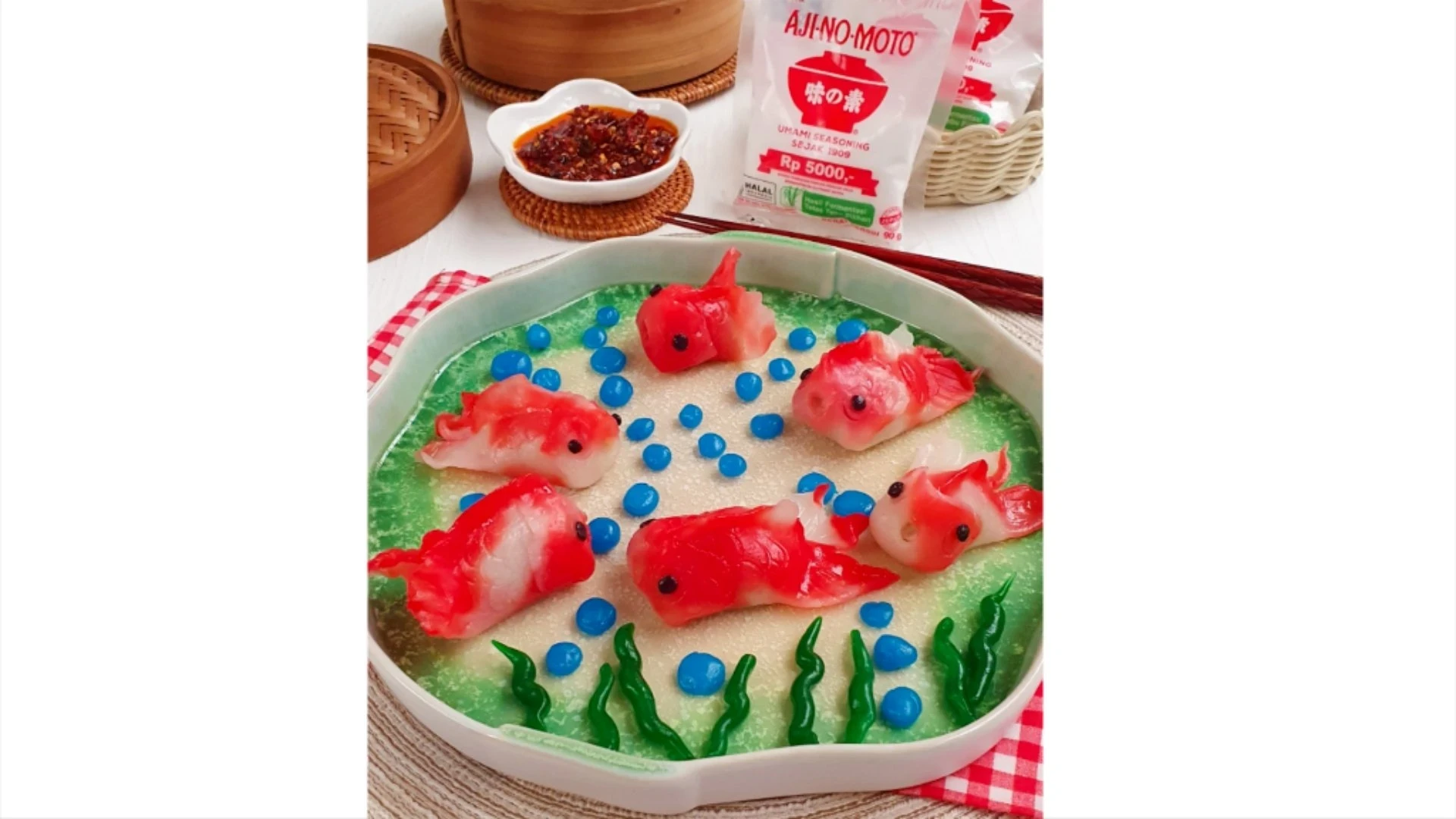 DIMSUM BENTUK IKAN KOI 
