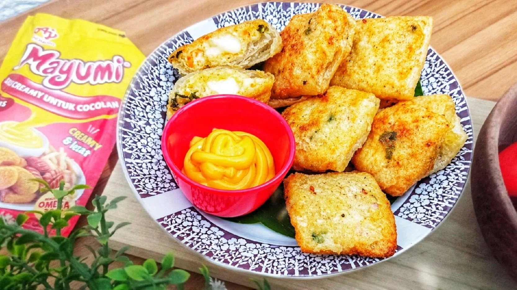 DIMSUM GORENG KEJU LUMER 
