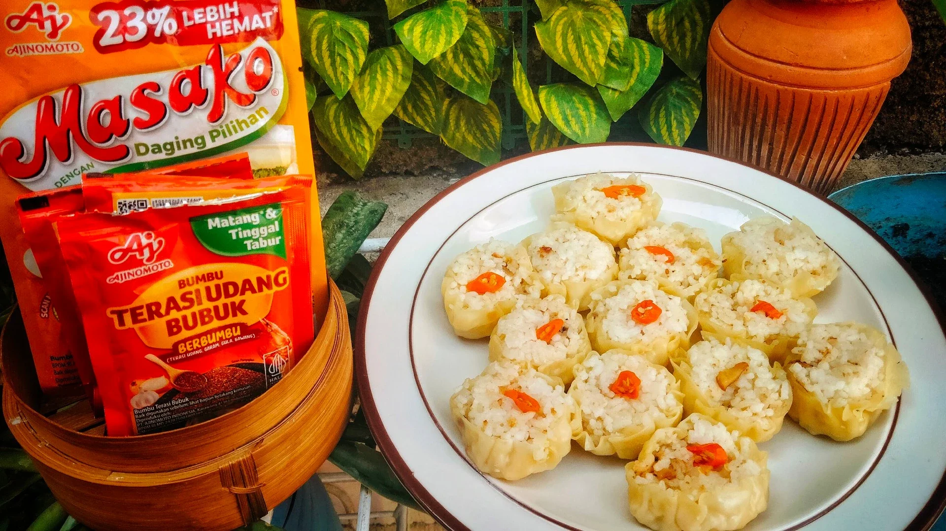 DIMSUM NASI GORENG ala AJINOMOTO® terasi udang
