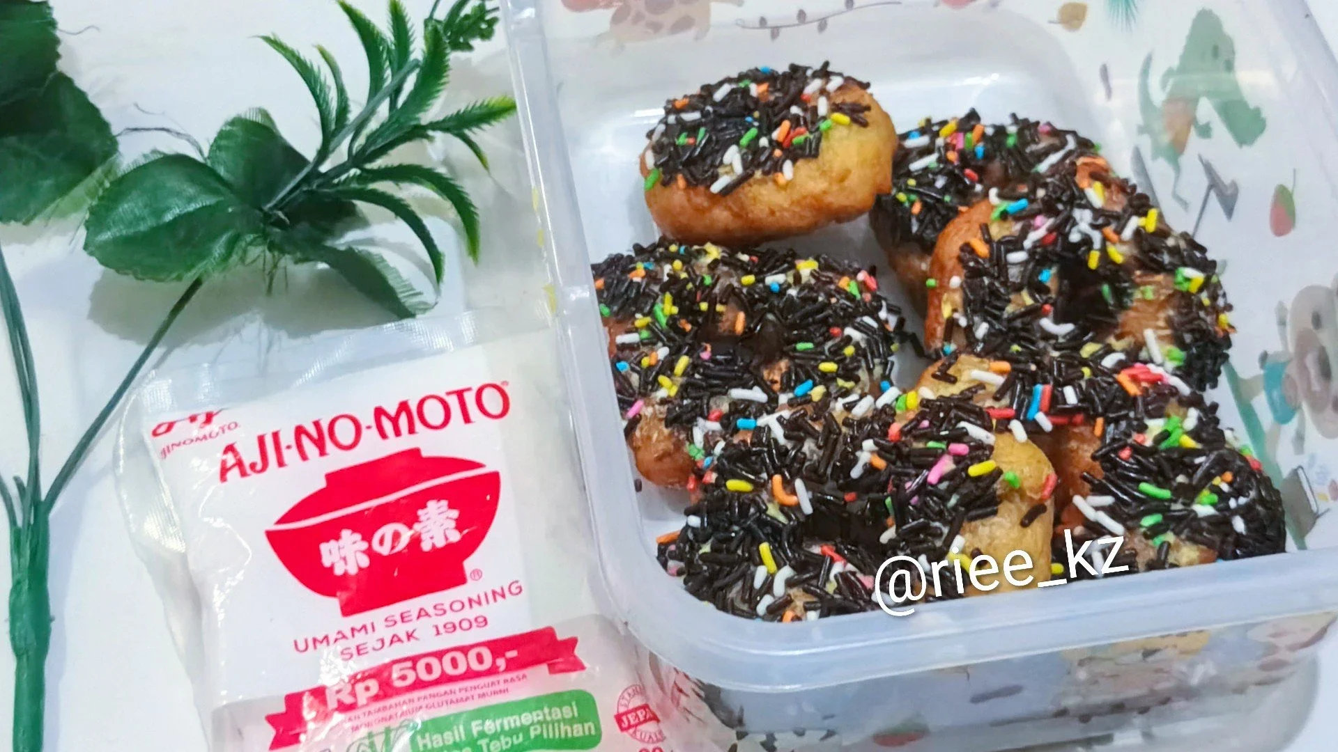 Donat rumahan ala ajinomoto 
