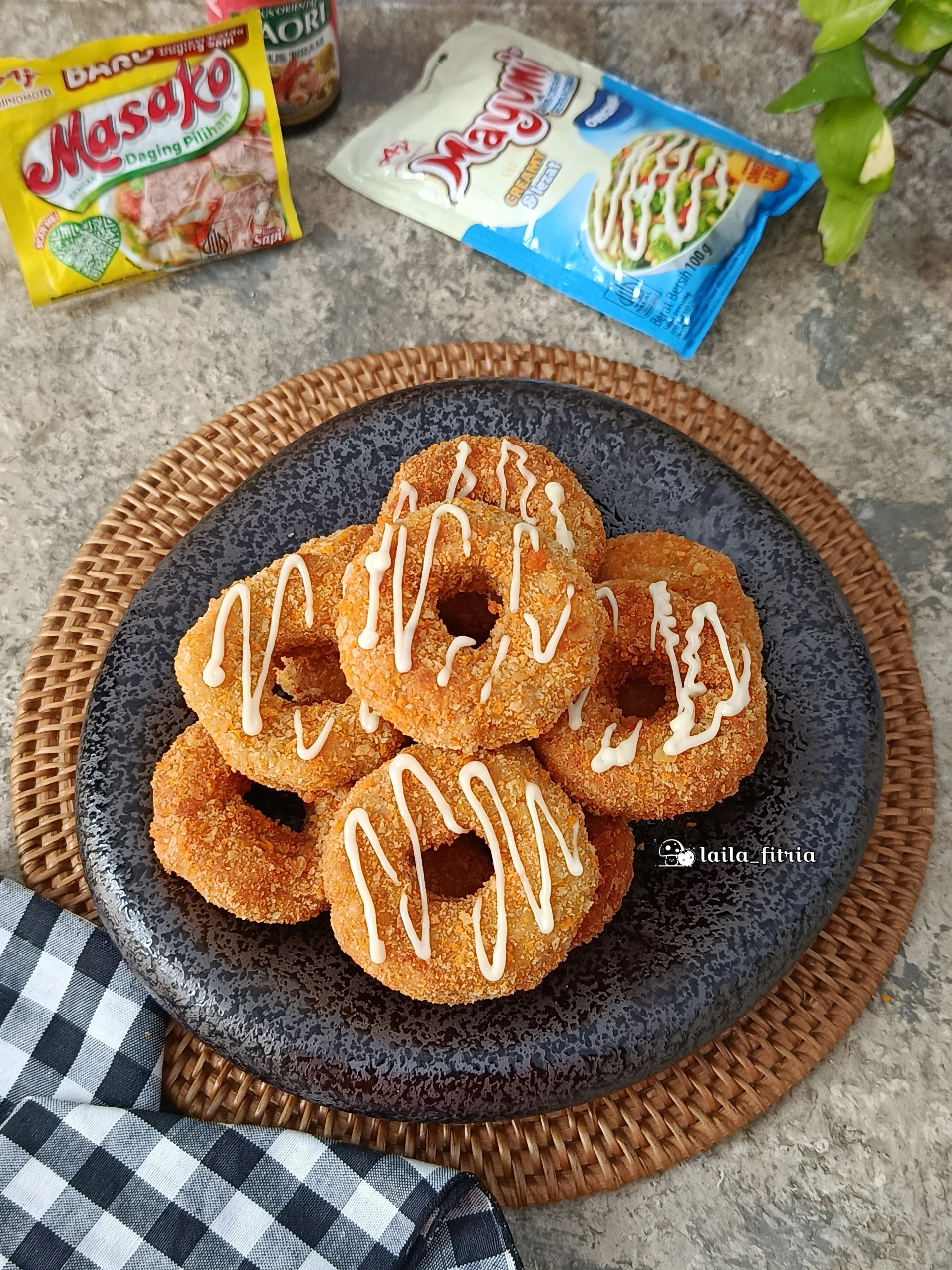 Donat Tempe Crispy ala AJINOMOTO