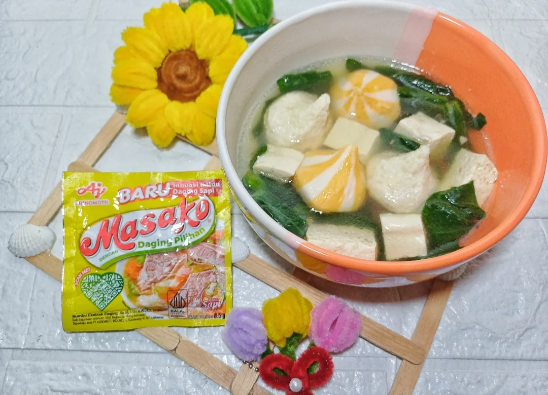 Dumpling Ayam Keju Tahu Kuah