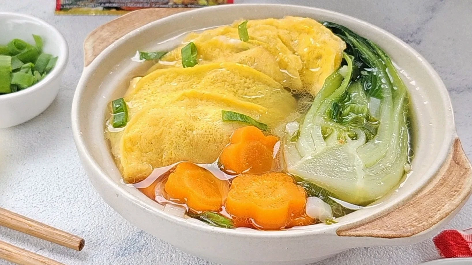 Egg Dumpling Soup