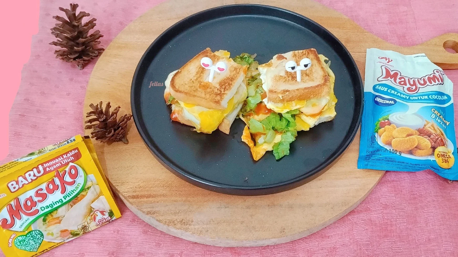 Egg Pizza Sandwich