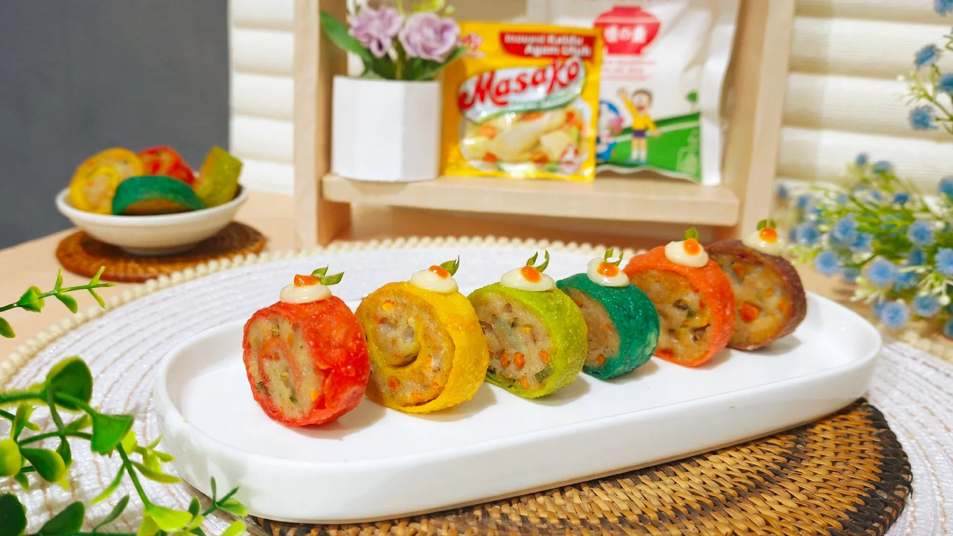 Egg Roll Pelangi